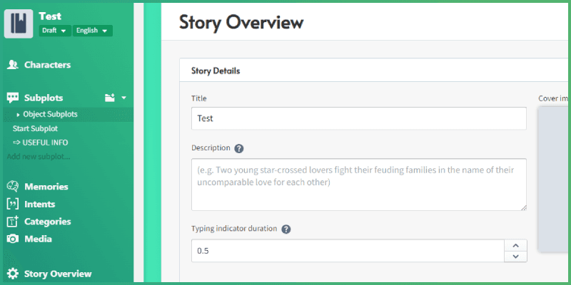 Charisma story overview page