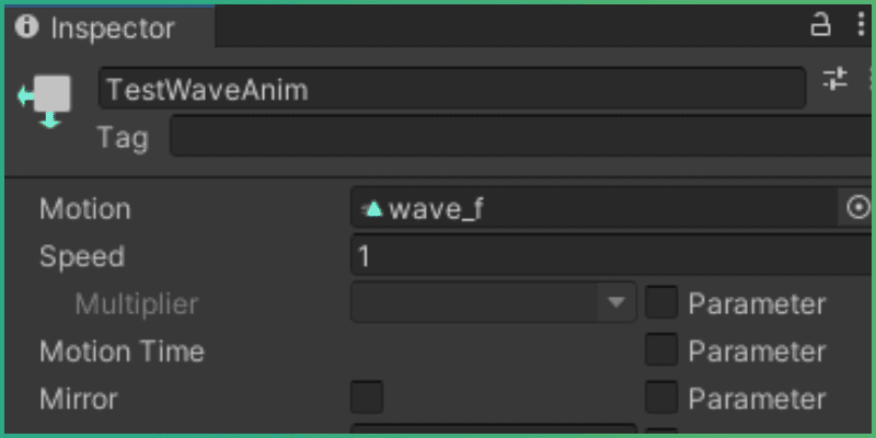 Adding an animation clip to a newly added animation state