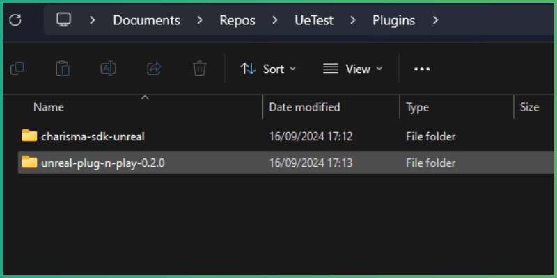 Contents of plugin folder in Unreal Engine