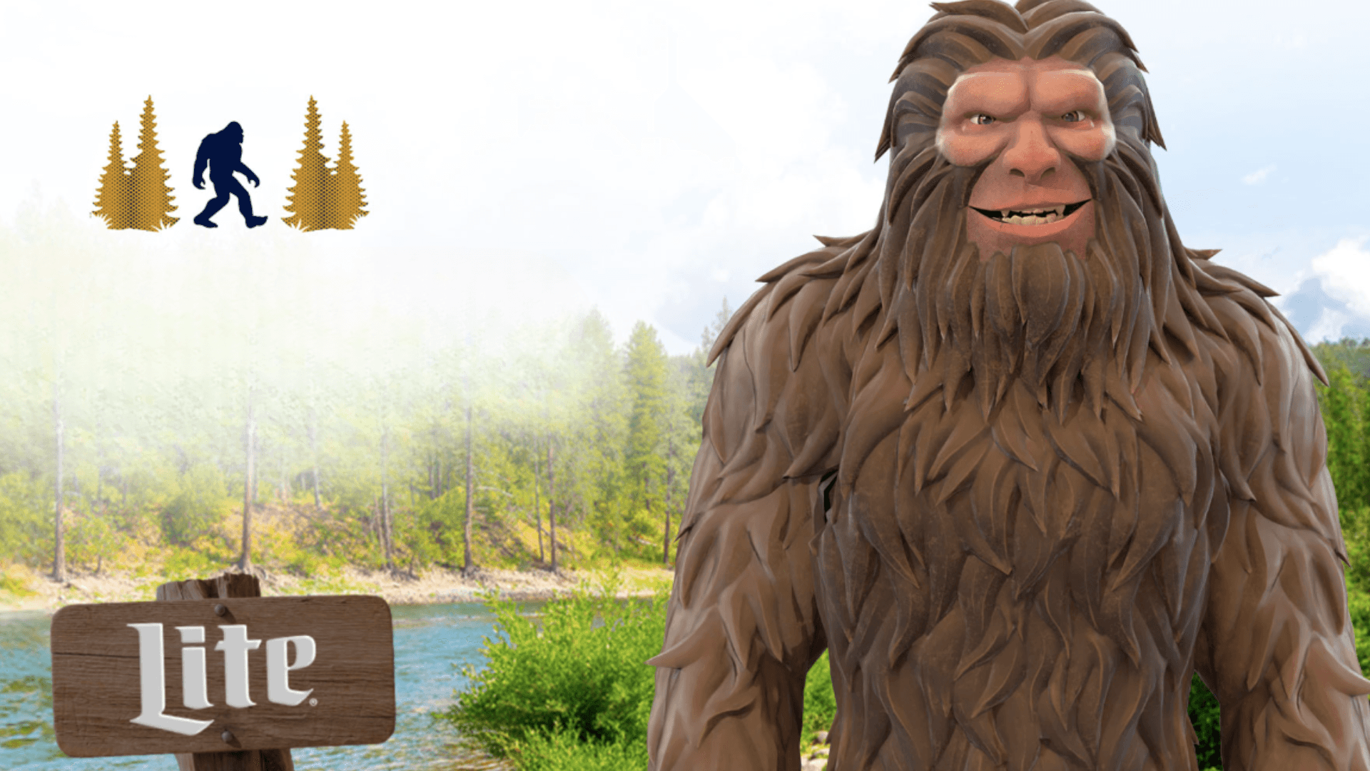 A picture of the Bigfoot character