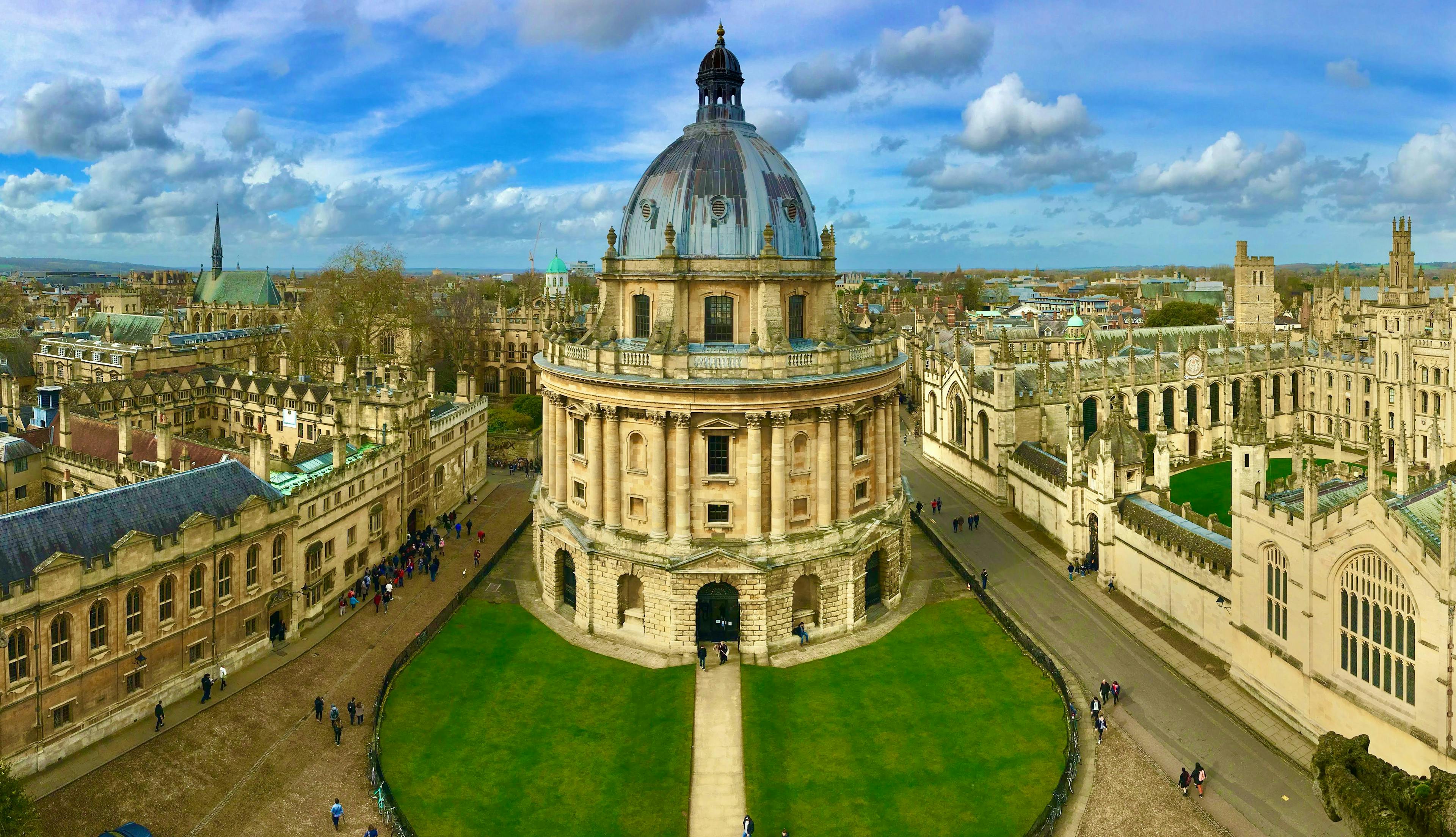 A view over Oxford University campus